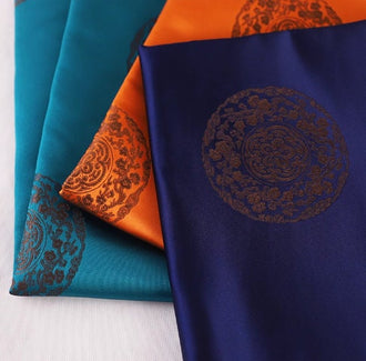 Chinese Traditional Auspicious Patterns Fabric, 3 Color Brocade Fabric, Jacquard Fabric, Lucky Pattern Fabric, Vest Fabric