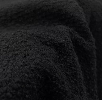 Autumn and Winter fabric, black wool dress fabric, suit dress fabric, by the yard