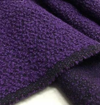 Autumn fabric, purple wool dress fabric, suit dress fabric, by the yard