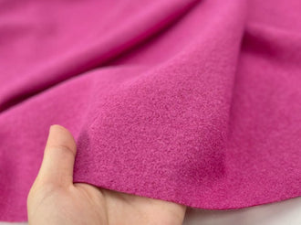 Autumn/Winter fabric rose red knitted wool fabric set dress pants fabric