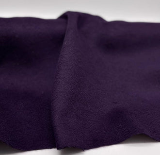 Deep purple glossy water ripple pattern wool fabric for Autumn and Winter coats and cloaks fabric