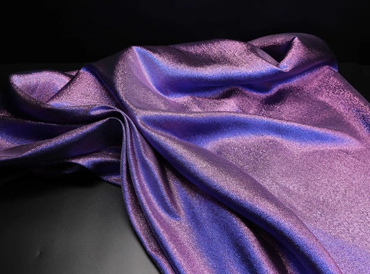For 10 yards-Blue purple color jacquard fabric, gradient jacquard fabric,  brocade fabric, wedding decor fabric, background fabric