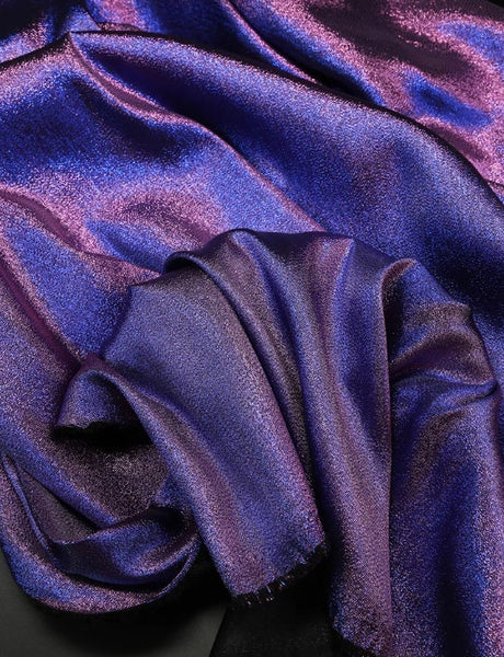 For 10 yards-Blue purple color jacquard fabric, gradient jacquard fabric,  brocade fabric, wedding decor fabric, background fabric