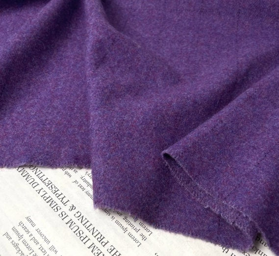 Autumn/Winter Fabric Purple Color Wool Fabric Wedding Bridesmaid Gift