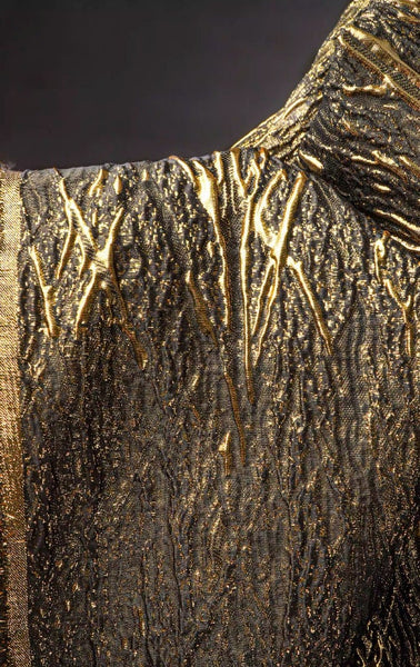 Black gold color/blue gold color jacquard fabric, fashion jacket jacquard fabric, wedding dress fabric, by the yard