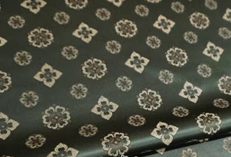 Grey green color brocade fabric, jacquard fabric, Chinese patterns brocade fabric,  by the yard