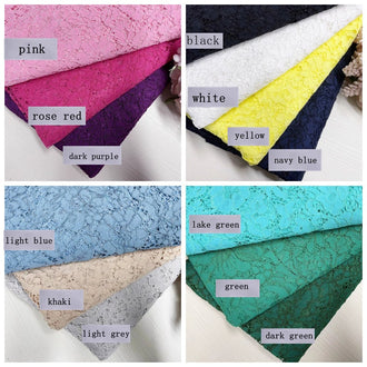 SALE, 15 Color lace fabric, hollowed out embroidery lace, cotton lace fabric, wedding dress fabric