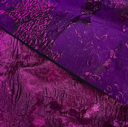 20%OFF-Fashion purple color jacuqard fabric, flower style jacquard fabric, wedding fabric, by the yard