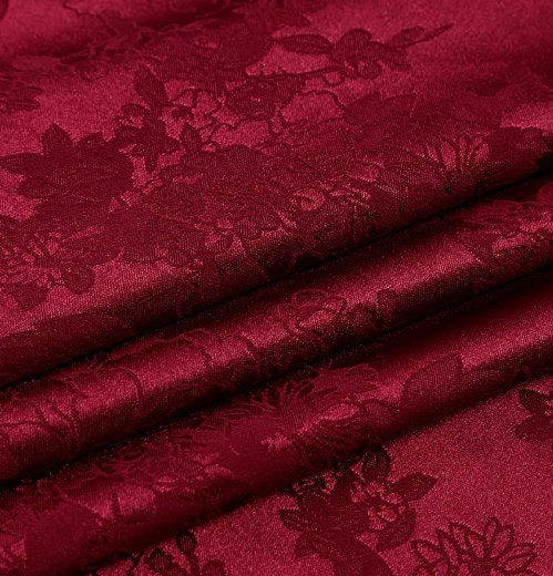 SALE, Dark green color brocade fabric, soft fabric, jacquard fabric, comfortable and smooth jacquard fabric