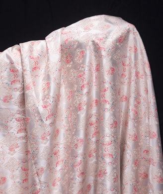 Chinese style brocade fabric, flower, butterfly brocade fabric, jacquard fabric, vest, qipao, fabric