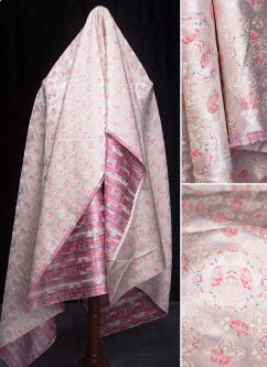 Chinese style brocade fabric, flower, butterfly brocade fabric, jacquard fabric, vest, qipao, fabric