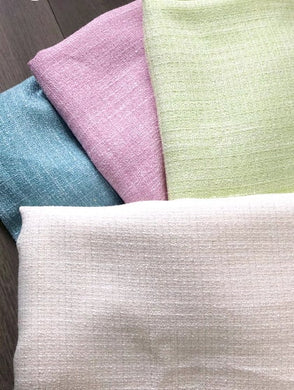 Summer dress fabric, woven tweed fabric,  silver silk thread soft and thin woven fabric,  suit dress fabric, by the yard