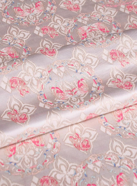 Chinese style brocade fabric, flower, butterfly brocade fabric, jacquard fabric, vest, qipao, fabric