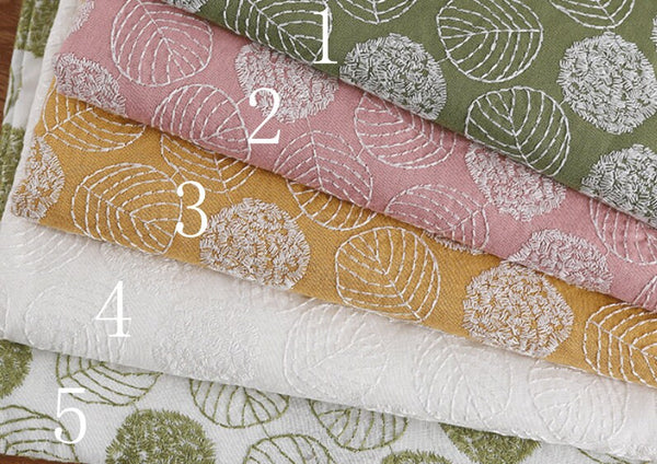 Wholesale fabric, 5 Color Ramie fabric,  embroidery fabric, wedding decor fabric, curtains fabric, fabric by the yard