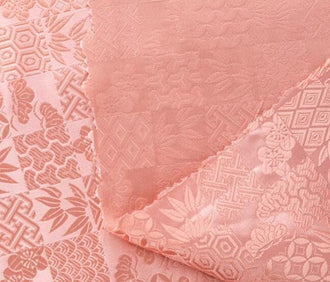 Wide Brocade Fabrc, Pink Color Brocade Satin Fabric, Jacquard Fabric, Jacket Dress Fabric
