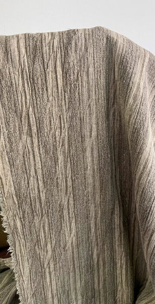 Tea green fabric, cotton and linen fabric,  plant dyed fabric, woven texture retro semi transparent fabric, shirt and skirt designer fabric