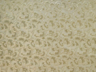 SALE, Golden Leaf Patterns Fabric, Light Gold Brocade Fabric, Jacquard Fabric, Ginkgo Pattern Fabric