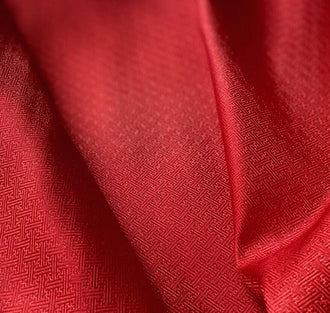 Wide brocade fabric, red color jacquard fabric, jacket dress fabric, by the yard