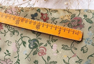 Light gold color with pomegranate flower pattern, wedding jacquard fabric, Chinese style jacquard fabric, jacket dress fabric,