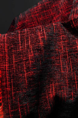 Black red color jacquard fabric, fashion jacquard fabric, soft jacket dress fabric, wedding fabric, by the yard