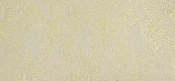 SALE, Off-white color brocade fabric with yellow peacock feather pattern, cosplay dress fabric, wedding brocade fabric, by the yard
