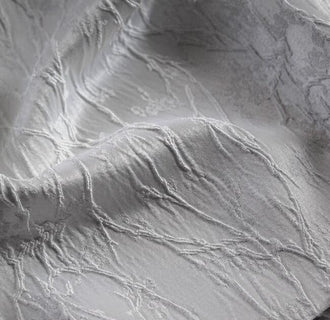 High quality off-white color jacquard fabric, branch and flower style jacquard fabric, wedding jacquard fabric, fabric by the yard