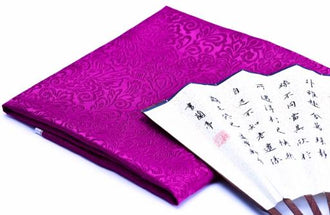 rose red color brocade fabric, jacquard fabric, cosplay dress fabric, by the yard