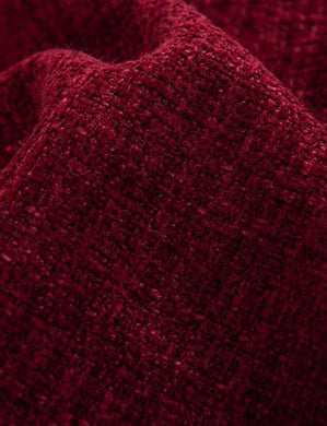Wine red tweed fabric, wool tweed fabric, suit dress fabric, Autumn dress fabric, by the yard