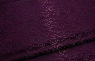 Purple red color brocade fabric, jacquard fabric, Cosplay dress fabric, by the yard