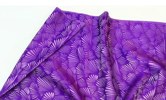 Purple color brocade fabric, jacquard fabric, Cosplay dress fabric, by the yard