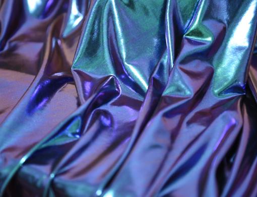 Gradient fabric, stretch  fabric, dazzling purple blue iridescent elastic fabric, Cosplay dress fabric, stage costume designer fabric