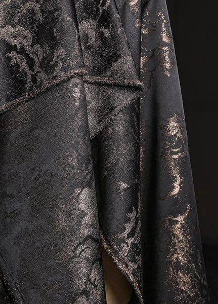 Black color jacquard fabric with gold cloud pattern, texture jacquard fabric, Chinese style suit dress fabric,  wholesale fabric