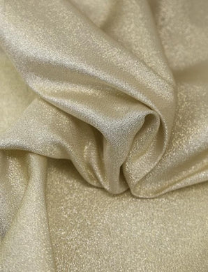 White Gold Color Gradient Sparkling Brocade Fabric Jacquard Fabric Handmade DIY Doll Clothes Stage Decoration Background Designer Fabric