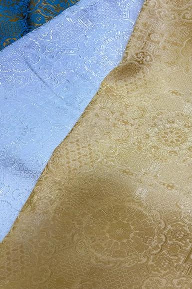 SALE, Wide brocade fabric, light gold color brocade fabric, jacquard fabric, jacket dress fabric, Cosplay dress fabric