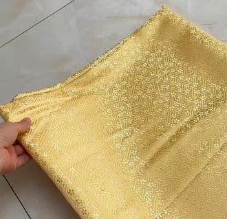 Wide brocade fabric, light gold color brocade fabric, jacquard fabric, by the yard-59inches wide