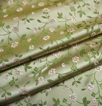 SALE, Light gold color brocade fabric with flora pattern, jacket dress fabric, wedding jacquard fabric, by the yard