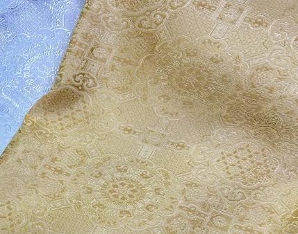 SALE, Wide brocade fabric, light gold color brocade fabric, jacquard fabric, jacket dress fabric, Cosplay dress fabric