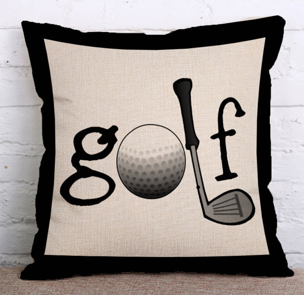 Cushion Cover SET Cotton Linen Throw Pillow,Sports - LiYiFabrics