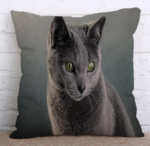 Cushion Cover SET Cotton Linen Throw Pillow, Animals design - LiYiFabrics