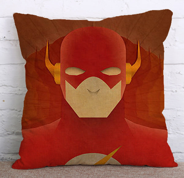 Cushion Cover SET Cotton Linen Throw Pillow, Super Heros - LiYiFabrics