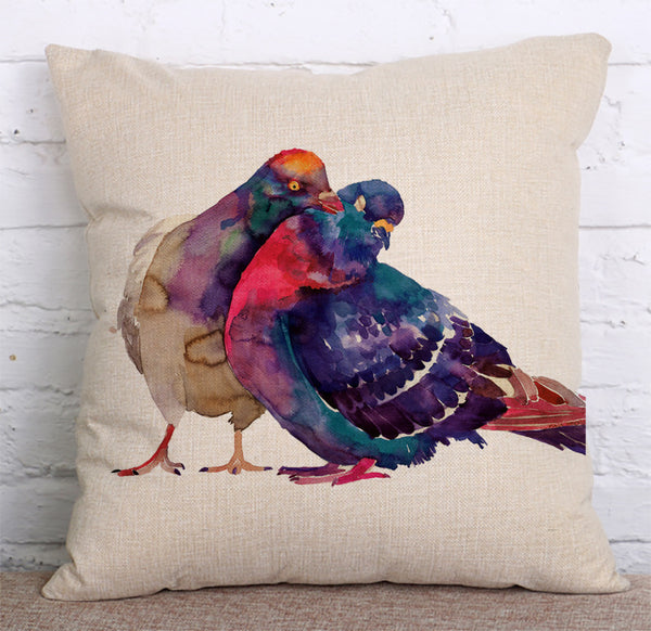Cushion Cover SET Cotton Linen Throw Pillow, Teapot - LiYiFabrics