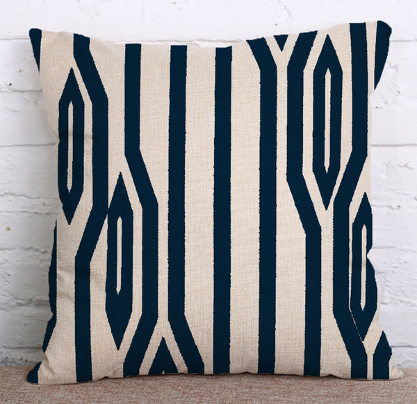 Cushion Cover SET Cotton Linen Throw Pillow,London Style - LiYiFabrics