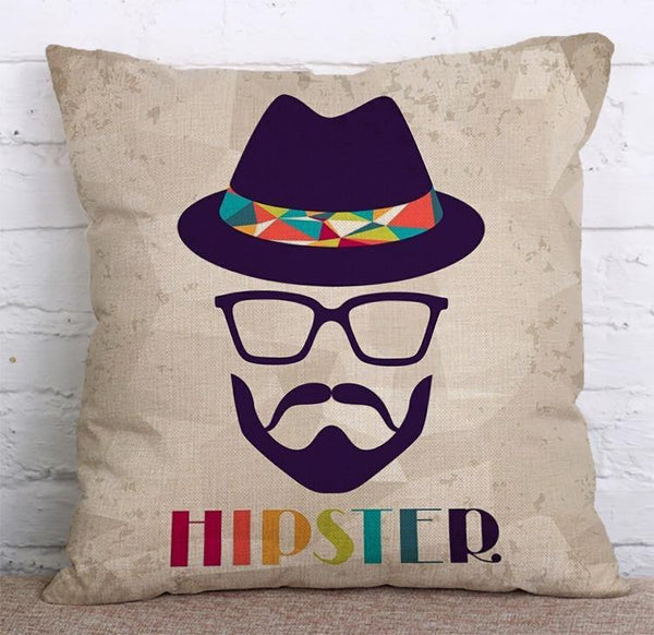 Cushion Cover SET Cotton Linen Throw Pillow,Hipster style - LiYiFabrics