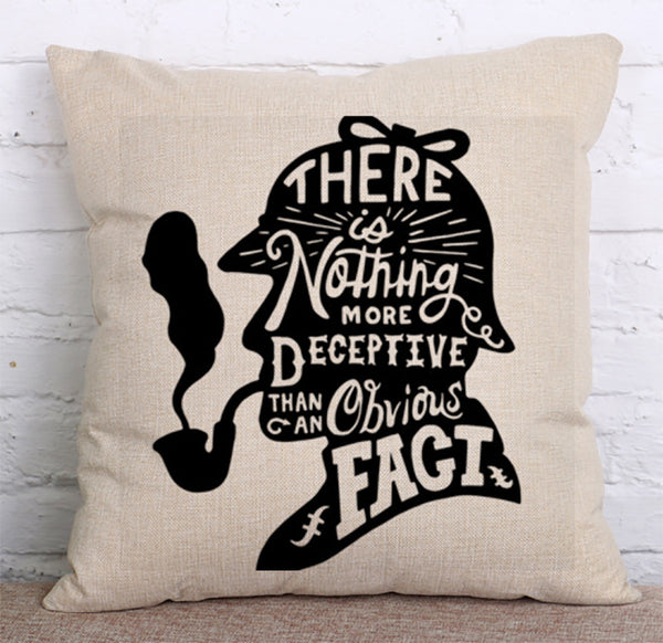 Cushion Cover SET Cotton Linen Throw Pillow, Teapot - LiYiFabrics