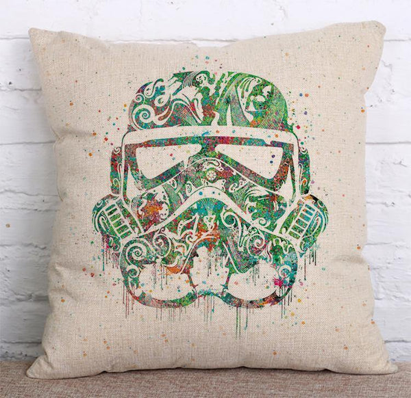 Cushion Cover SET Cotton Linen Throw Pillow,Star Wars - LiYiFabrics