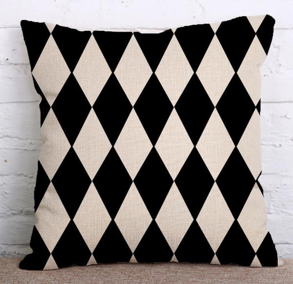 Cushion Cover SET Cotton Linen Throw Pillow,& Style - LiYiFabrics