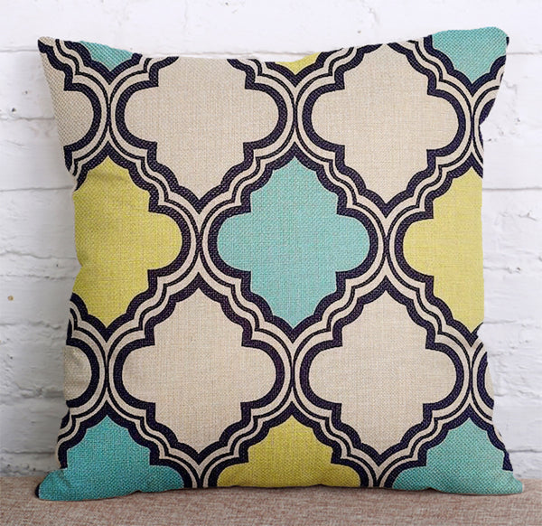 Cushion Cover SET Cotton Linen Throw Pillow, Plus Style - LiYiFabrics
