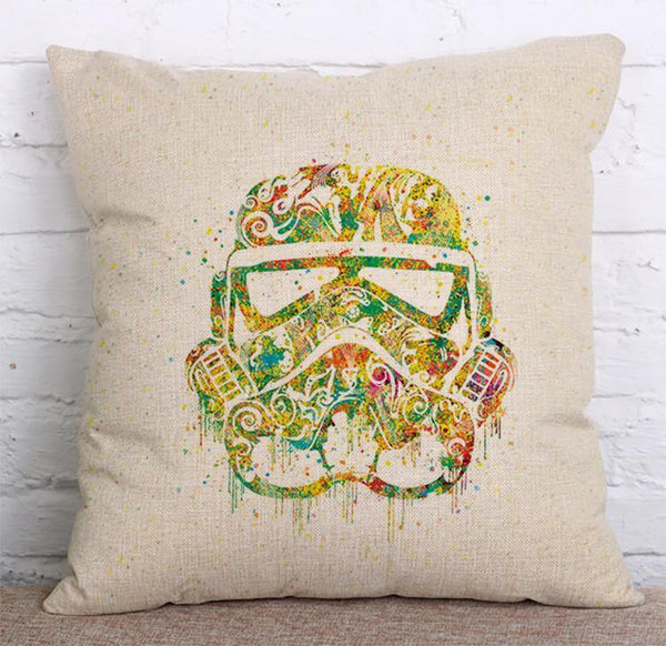 Cushion Cover SET Cotton Linen Throw Pillow,Star Wars - LiYiFabrics
