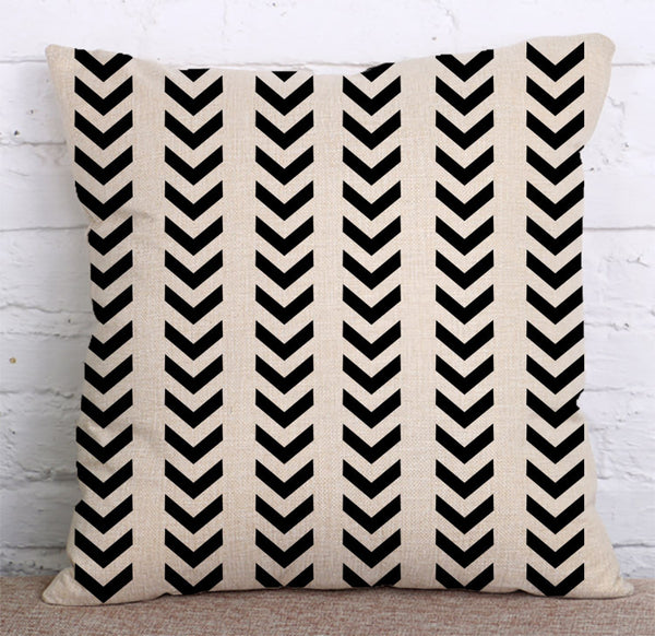 Cushion Cover SET Cotton Linen Throw Pillow,Abstract Painting design - LiYiFabrics