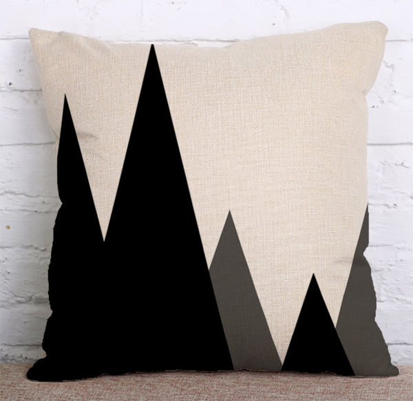 Cushion Cover SET Cotton Linen Throw Pillow,Abstract Painting design - LiYiFabrics
